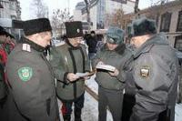 В Тюмени казаки помогают полиции обеспечивать безопасность 