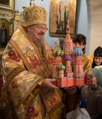 В день своего рождения Владыка Пантелеимон совершил Литургию в Покровском кафедральном соборе Красноярска
