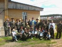 Принятие молодого поколения в казачество деревни Бугачево