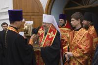 В Красноярск прибыл ковчег с частицей мощей святителя Николая, архиепископа Мир Ликийских, чудотворца